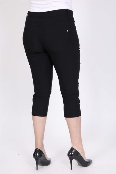 Zipper Pocket Lycra Capri Trousers - photo 4