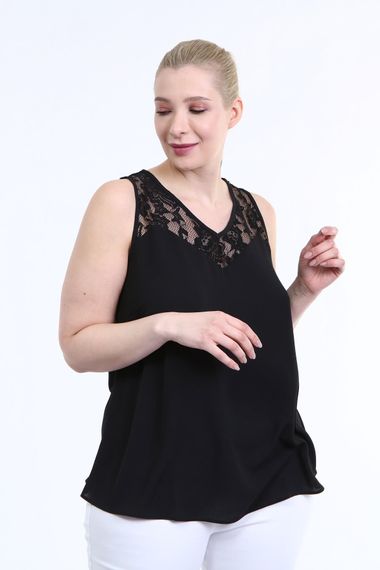 Lace Detailed Sleeveless Blouse - photo 2