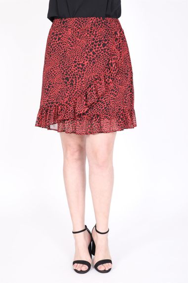 Flared Chiffon Lined Mini Skirt - photo 2