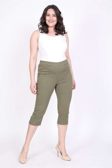 Elastic Waist Capri Trousers - photo 1