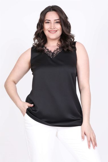 V-Neck Lace Blouse - photo 1