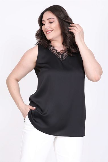 V-Neck Lace Blouse - photo 2