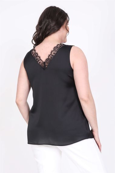 V-Neck Lace Blouse - photo 3