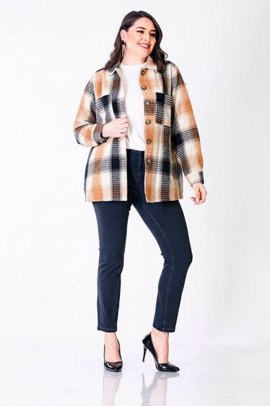 Textured Check Lined Jacket - photo 2