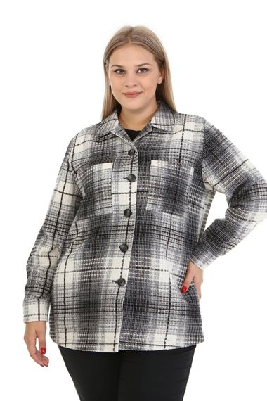 Textured Check Lined Jacket - photo 2