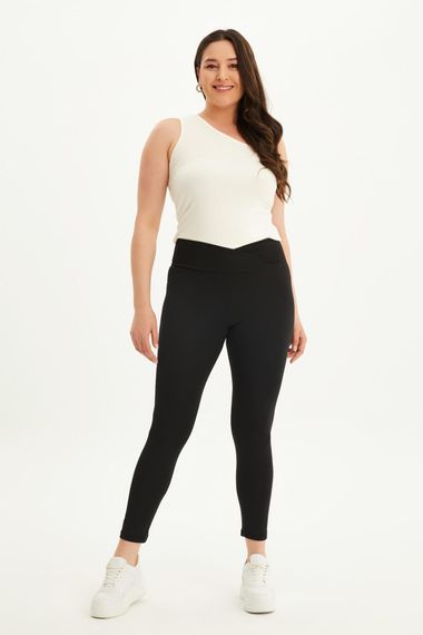 Waist Wrapped Seamless Leggings - photo 1