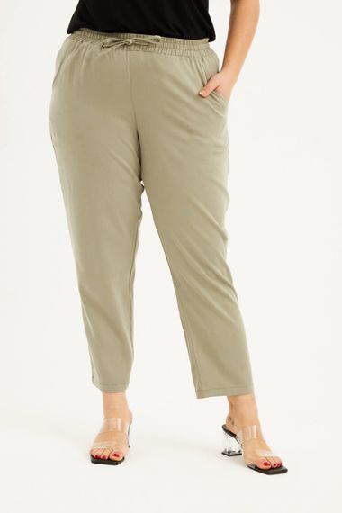 Elastic Waist Pocket Trousers - photo 3