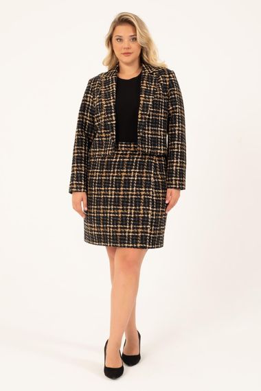 Lined Crop Tweed Jacket - photo 4