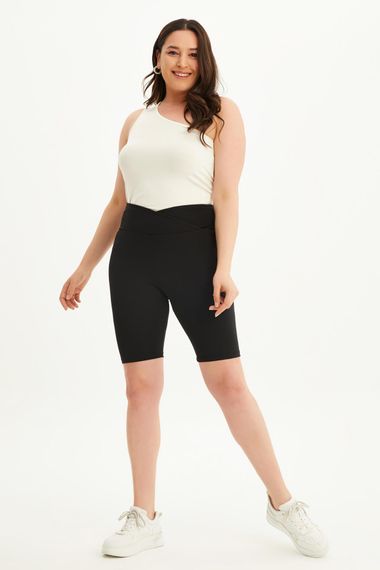 Waist Wrapped Seamless Short Leggings - photo 3