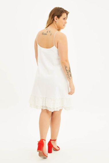 Lined Rope Strap Scalloped Dress - photo 5