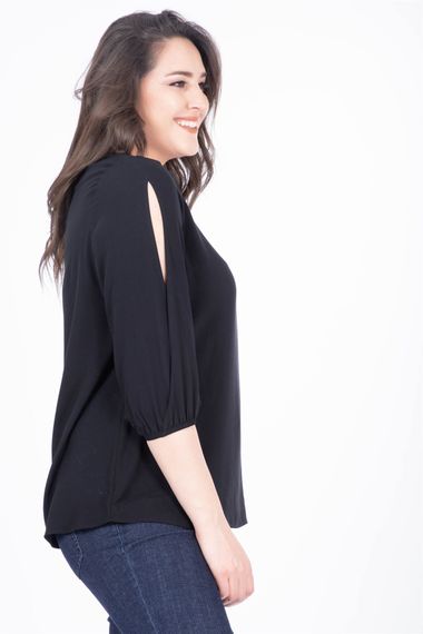 Sleeve Slit Blouse - photo 2