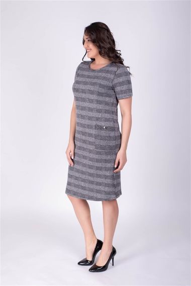 Zipper Detailed Pocket Dress - photo 1