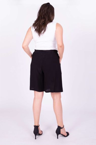 Elastic Waist Belt Shorts - photo 3