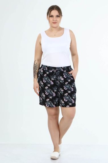 Beli Lastikli Cepli Şort - fotoğraf 1