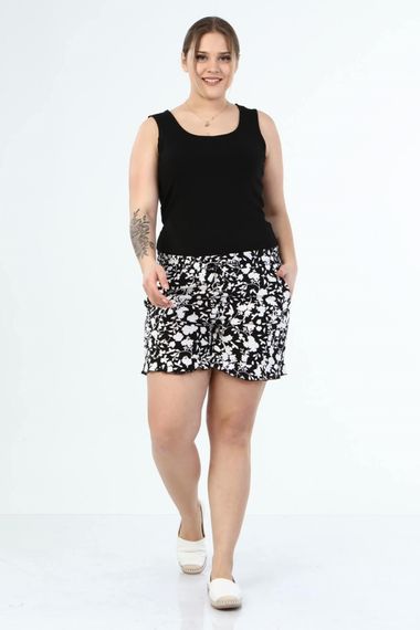 Cep Detaylı Fırfırlı Şort - fotoğraf 1