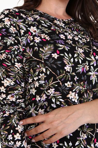 Floral Combed Cotton Dress - photo 5