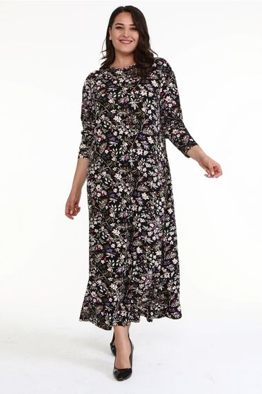Floral Combed Cotton Dress - photo 1