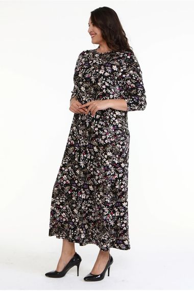Floral Combed Cotton Dress - photo 3