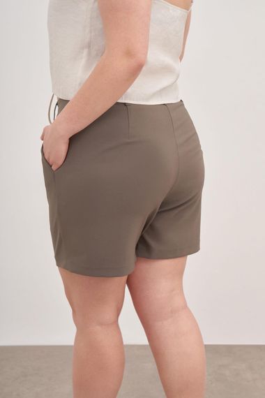 Pileli Cepli Şort - fotoğraf 5