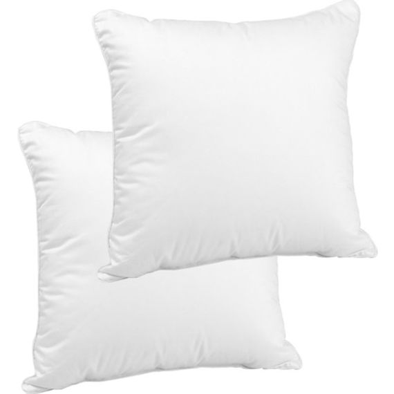 2 Pieces Microfiber Cushion Pillow 45 x 45 cm