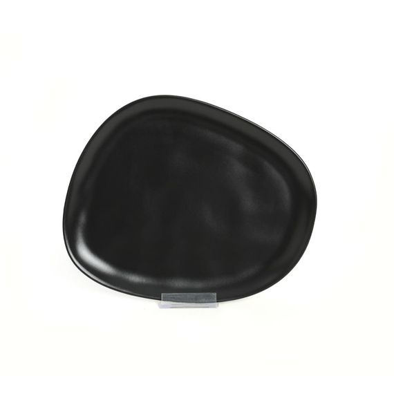 New Tatr Матовая черная сервировочная тарелка - 1 шт.