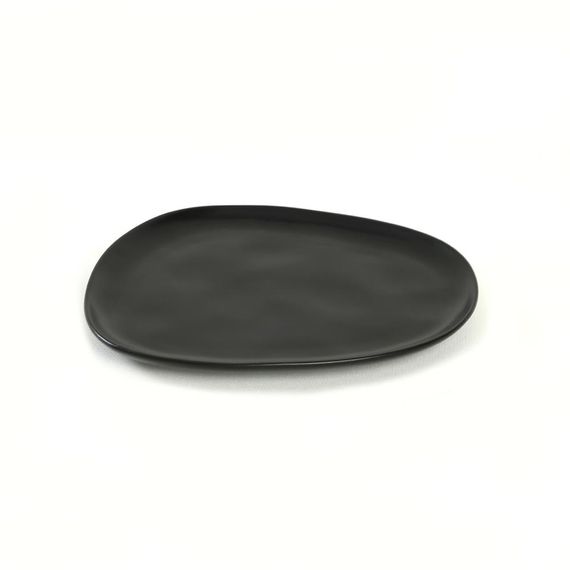 New Tatr Matte Black Cake Plate - 1 piece - photo 2