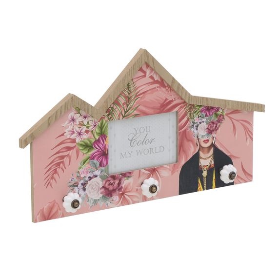 March Frida n Love Photo Framed Coat Rack