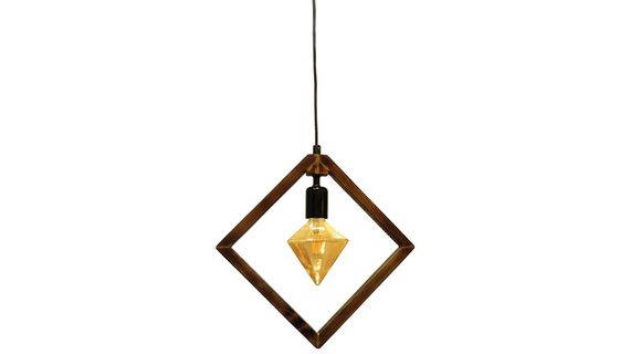 Wooden Diamond Pendant