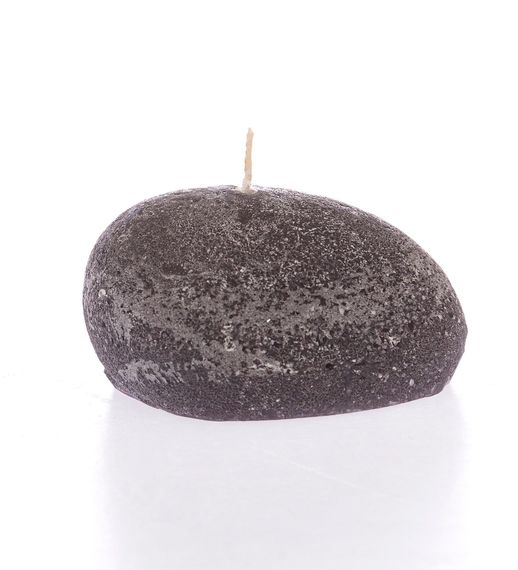 Gray Stone Candle - Small