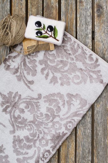 Artistic Floral Velvet Hand Face Towel