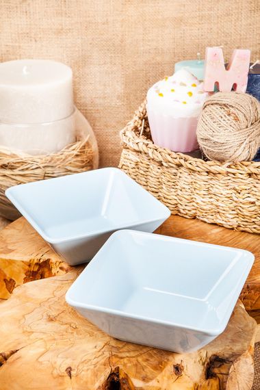 Cera'n Siera Square- 2 pcs 15 cm.- Ice Blue