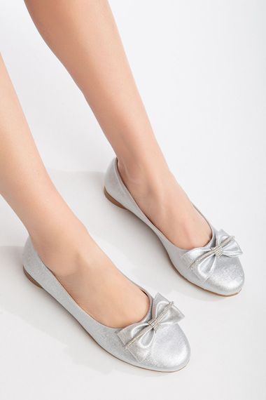 Туфли Loyan Babet из кожи с серебряными блестками - фото 2
