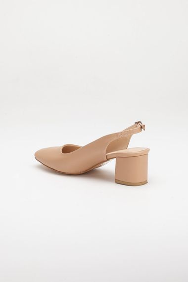 Vako Women's Open Back Heeled Shoes Nude Skin - photo 5