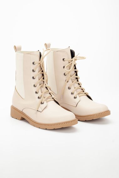 يوكو حذاء بوت نسائي مرن جلد - صورة 3