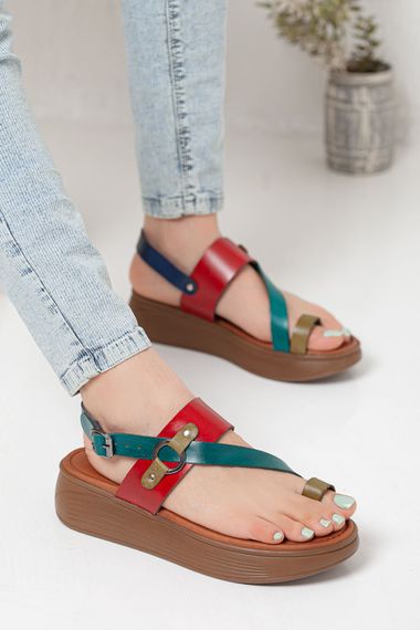 Todi Women's Genuine Leather Sandals MIX - photo 1