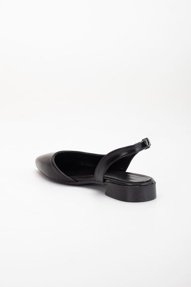 Alisa Karnı Yarık Kadın Babet Siyah Cilt - صورة 5