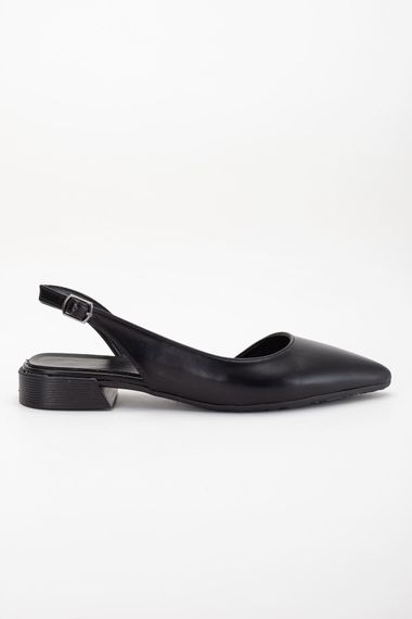 Alisa Karnı Yarık Kadın Babet Siyah Cilt - صورة 3