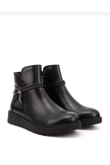 Bianca Siyah Cilt Kısa Bot - photo 2