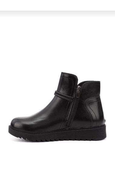 Bianca Siyah Cilt Kısa Bot - photo 3