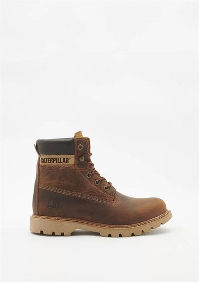 Caterpillar Leather Boots - Brown - photo 1