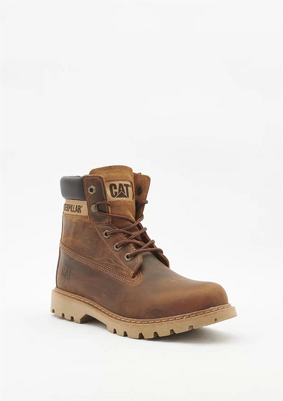 Caterpillar Leather Boots - Brown - photo 2