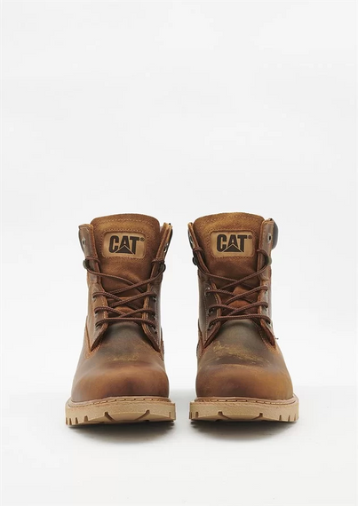 Caterpillar Leather Boots - Brown - photo 3