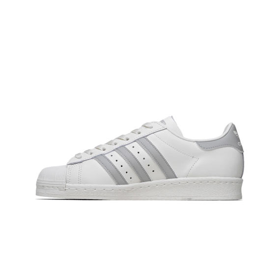 Unisex Leather Superstar Casual Sports Shoes-White - Gray - photo 3