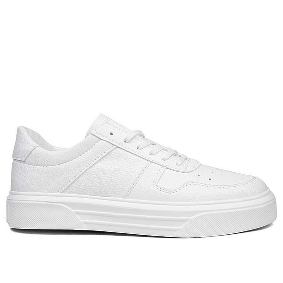 Men's Eva Sole Snekars Lace-Up Casual Sports Shoes -White - photo 1