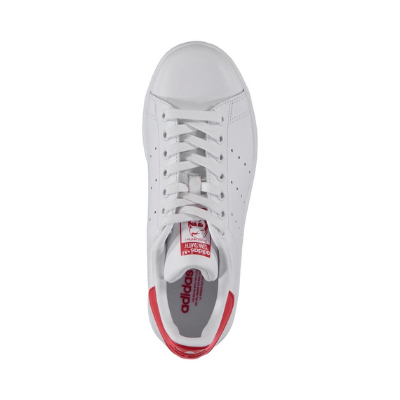 Men's Leather Stansmith Casual Sports Shoes-White-Red - photo 3