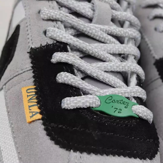 Erkek Nike Cortez Un/La Ayakkabı - Gri - fotoğraf 4