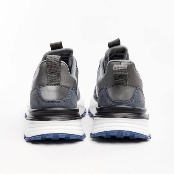 Erkek Günlük Ortopedik Akıllı Taban Spor Ayakkabı- Siyah-Gri - fotoğraf 2