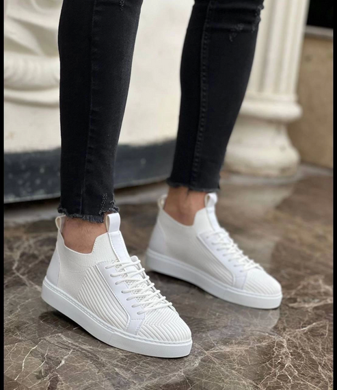 Кроссовки для мужчин Chekich, черно-белые, 100% веганские, 100% хлопковая подкладка, высота каблука 3 см, гарантированное качество, оригинал - фото 2