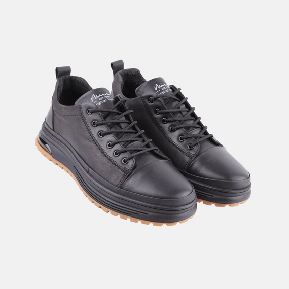 Чоловічі кросівки з натуральної шкіри, з EVA підошвою - білий, розмір 39-44, стильні та зручні для повсякденного використання - фото 5