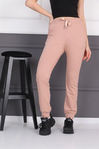 Powder Women's Sweatpants Pockets Ribbed Lace-Up Jogger Pants - photo 1